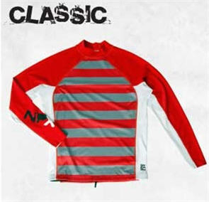 NPX Long Sleeve Stripe Rash Guard <br>SPF 50