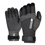 Meet the 5 finger Marshall glove. Having Fox Fleece with critical taping on the inside and polyester lined 3mm M-Flex (100%) on the outside, this Pre-curved glove will give you everything you need without the excess heat. Marshall has Liquid seams, but only on the critical areas of the glove. We've also added a layer of Palm grip so you won't slip off the bar or boom.