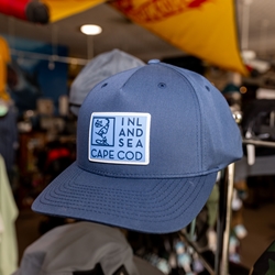 Pre Curved Pinch Front - Cotton Twill // Custom Snapback Blue on Blue