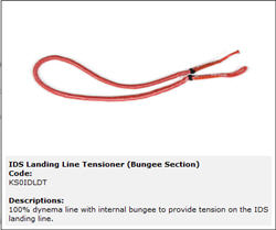 Cabrinha IDS Landing Line tensioner<br> Bungee Section